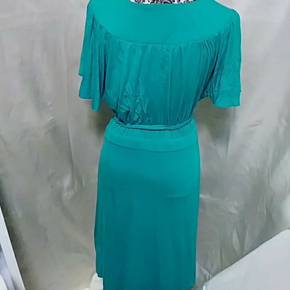 Wrap Silky Dress - Picture 2 of 6